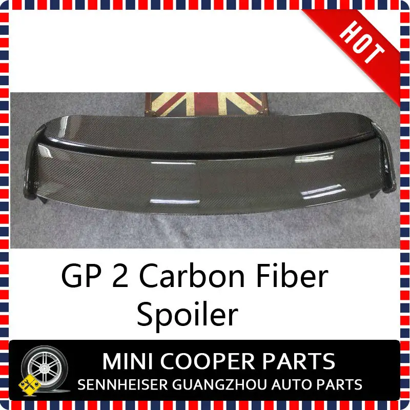 Brand New Real GP2 Carbon Fiber Style UV Protected Spoiler With Original Factory Glue For mini cooper R56 only (1 Pcs/Set)