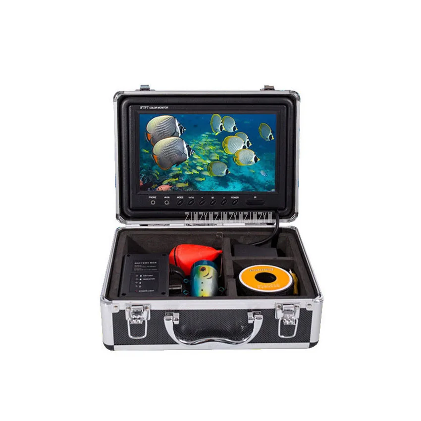 

15M Deeper Fish Finder Underwater Fishing Camera 7" LCD Display HD Wide Angle Camera AntiSunshine Shielf 4500mA Battery FY-WF01