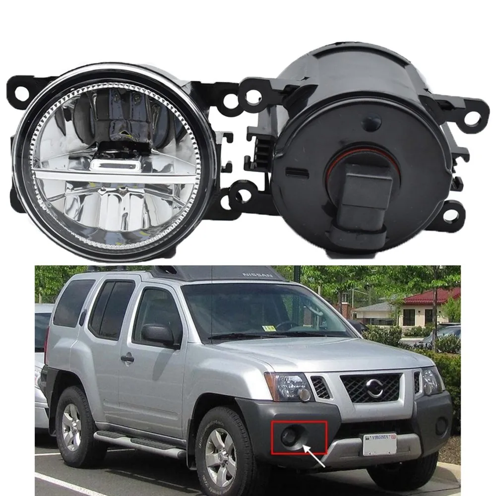 2xFront LED Fog Lamps Halogen Fog Lights Car Styling For Nissan Xterra 2005-2015 XR837532 AC2592111 35500-63J02