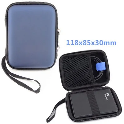 غطاء حامي أسود لمحرك الأقراص الصلبة حقيبة حقيبة القرص الصلب الخارجي