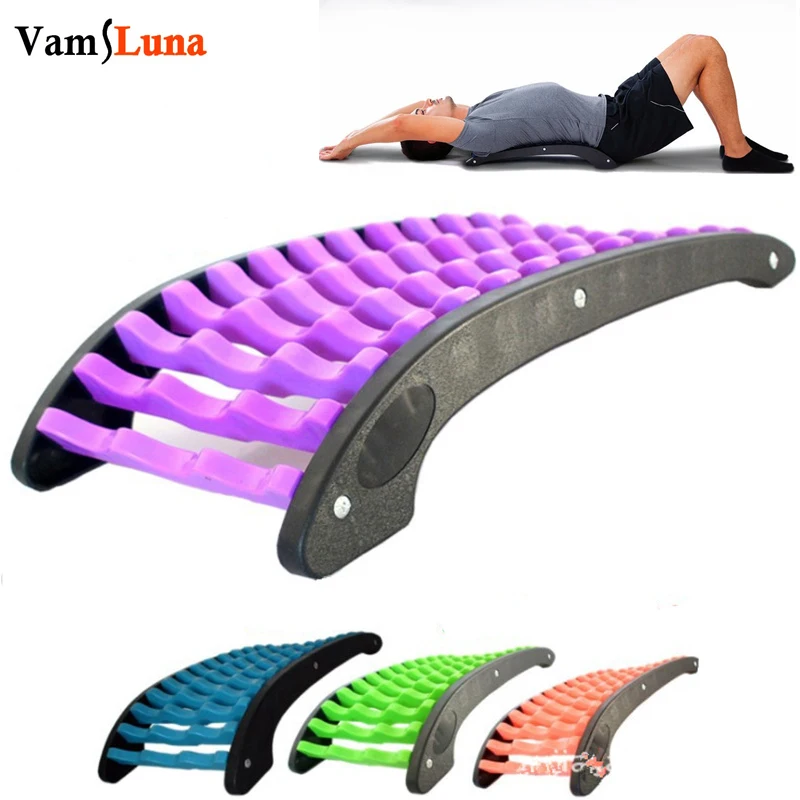 

VamsLuna Back Massager Stretcher Spinal Orthosis Equipment Relax Stretcher For Lumbar Support Spine Pain Relief Chiropractic