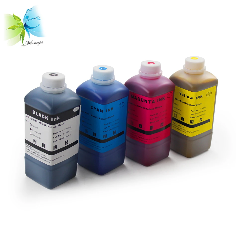 Winnerjet Eco-solvent ink for Roland VS-640 VS-540 VS-420 VS-300 SP-300i VP-540i VP-300i SP-540i printer-1000ml