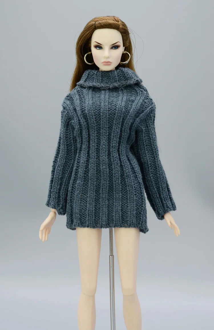 For Outfit Pullip Doll Accessories Princess Casual Suit Top Coat For 30 Cm Doll Clothes Sweater White Black Yellow 1/6