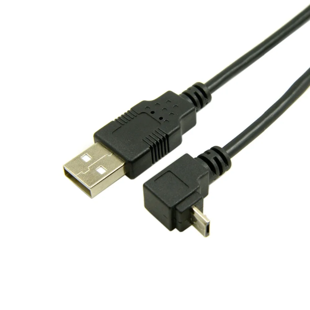 USB 2.0 A Male to Micro usb 5 Pin 5PIN 5P Left & Right & Up & Down Angled Male Converter charging Cable Cord  0.25m  100cm