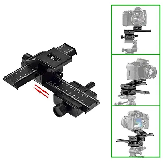 Macro Focusing Rail Slider for Canon Nikon Sony Pentax Nikon Olympus Digtal Camera with 1/4