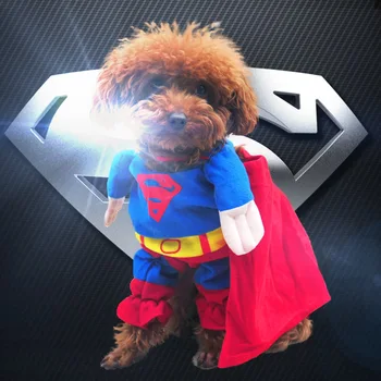 Mode Schattige Huisdieren Sets Transfiguratie Kleding Super Hero Cosplay Voor Hond Kat Gemakkelijk Dragen Zacht Comfortabel Als Een Man Nieuwe Sets
