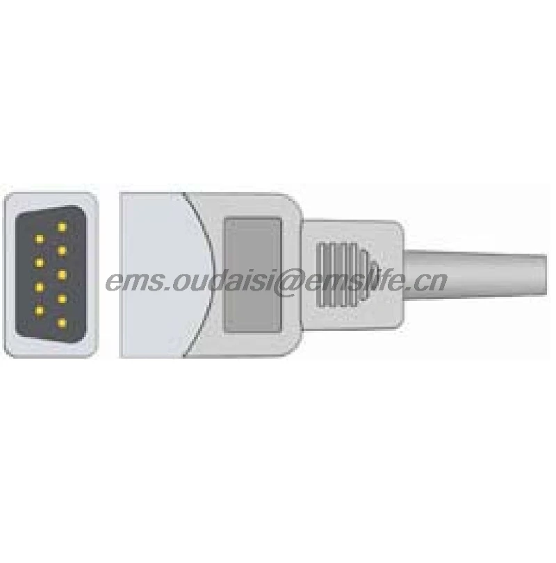 

SPO2 Connector of SPO2 sensor for DB9 Male patient monitor