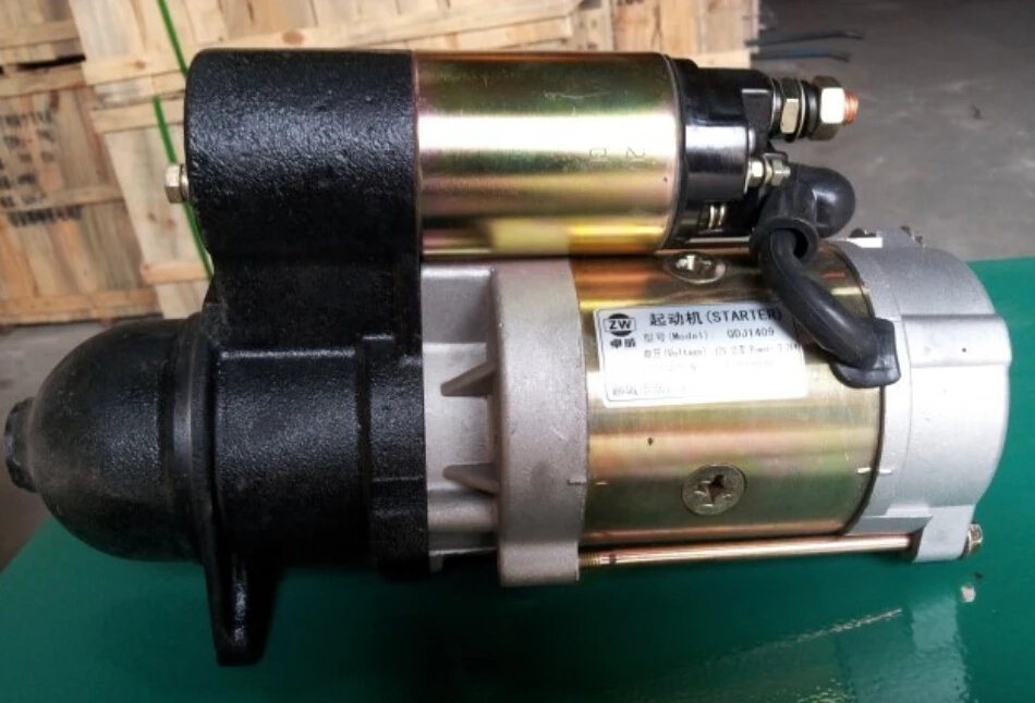 

weifang K495/4100D/ZD/P diesel engine spare parts -- starter motor 12V weifang 15kw 20kw 24kw 30kw 40kw diesel generator parts