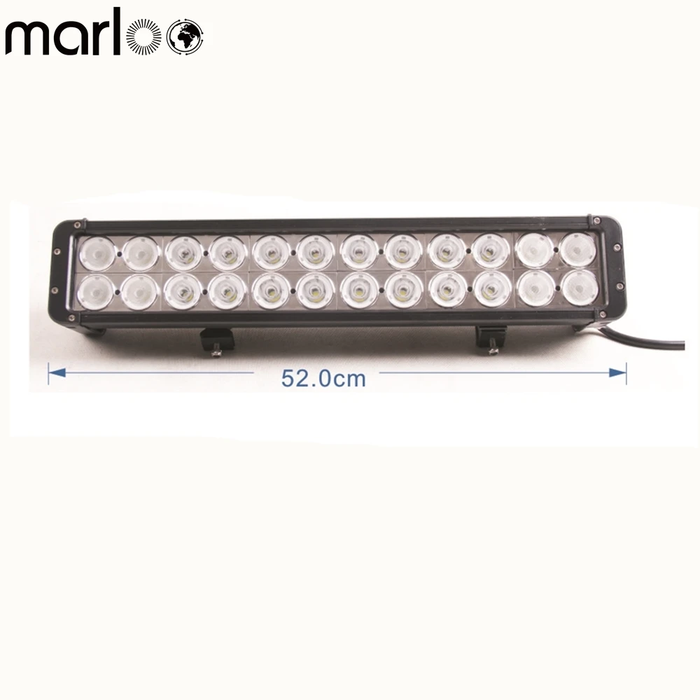 

240W 24leds 10W High Power 20 Inch LED light bar truck roof off road tractor 240W Car Led driving work light bar 12V 24V