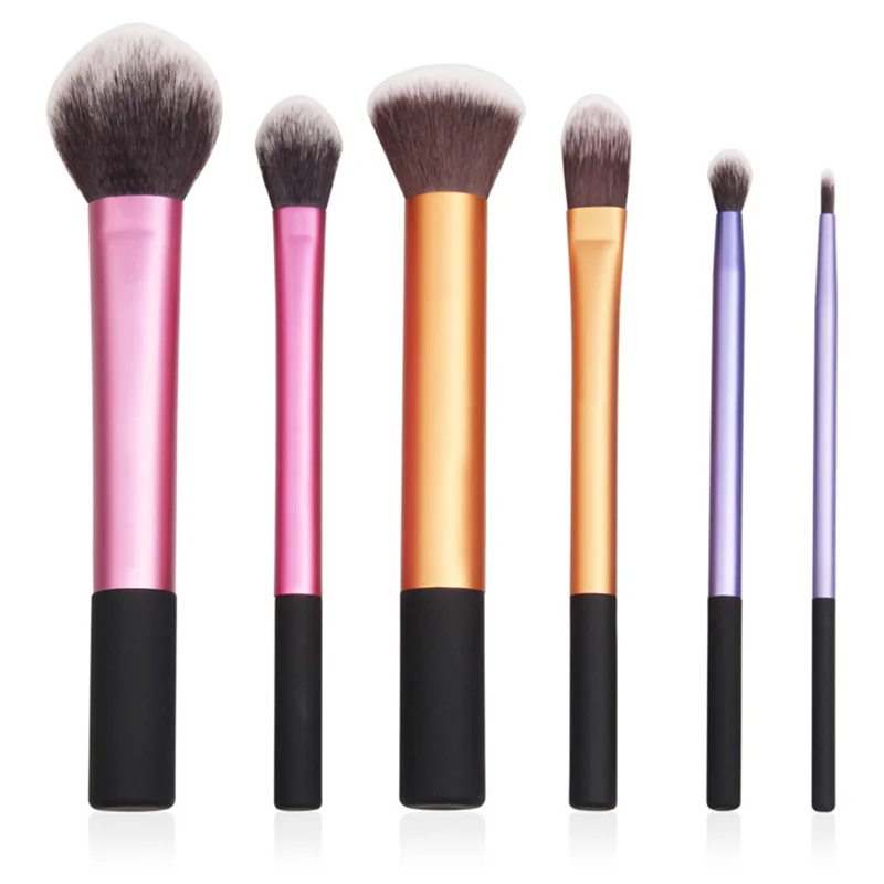 1pc/6pcs Pro Makeup Brushes Set Cosmetic Eyeshadow Powder Foundation Blush Lip Brush Pinceaux Maquillage Make Up Tools Dropship