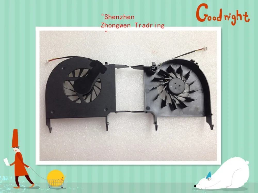 Genuine New Free Shipping For  HP Pavilion DV7-2000 DV7-2100 516876-001 3pin CPU Cooling Fan