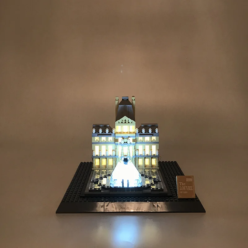 Led Light Set For Lego Building City Street 21024 Architecture Series Louvre Toys Blocks Creator City Street Lighting Set