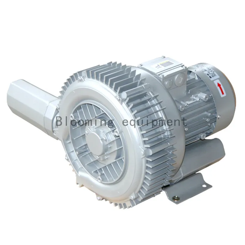 Free shipping 2RB320-7HH36 1.3KW 3AC 220/380V Double Stage CNC Dust wood working vacuum Pump High Air flow machine