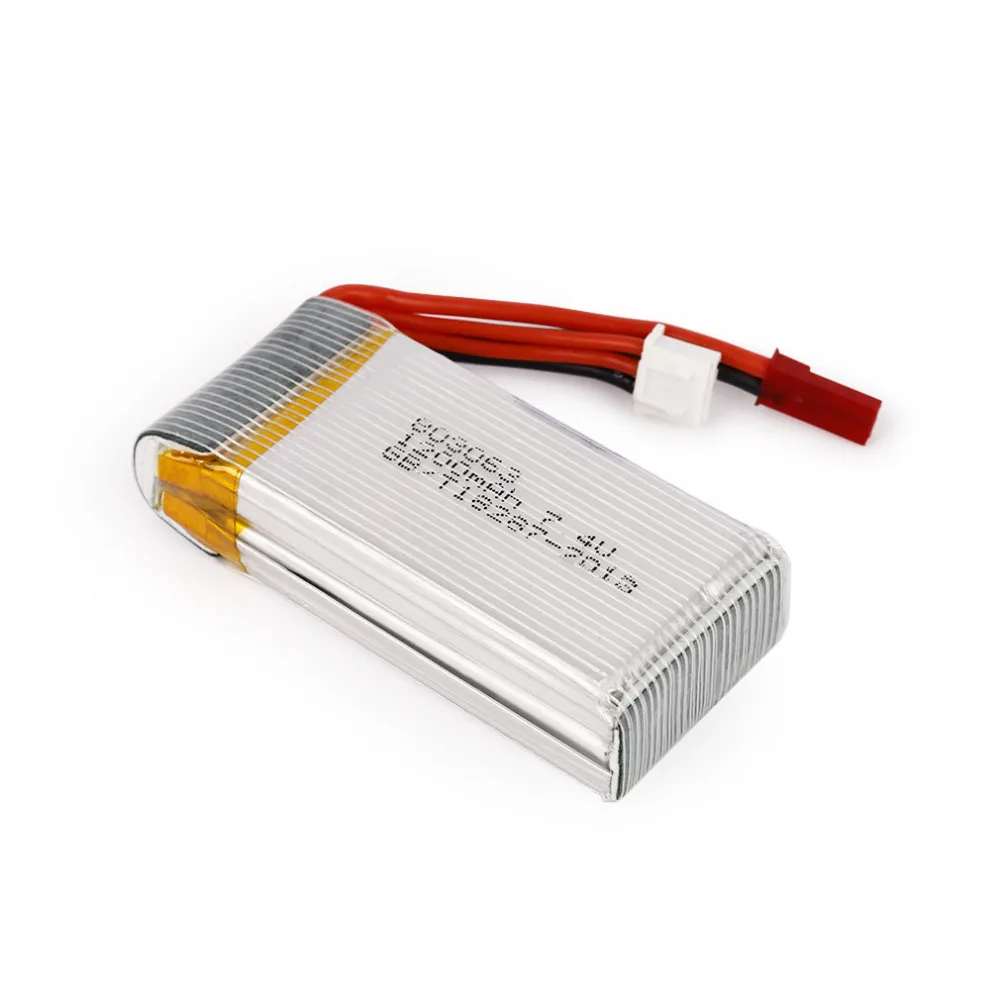 1pcs 7.4V 1200mAh 30C 803063 JST Plug RC Quadcopter Battery for MJX X101/JJRC/H16