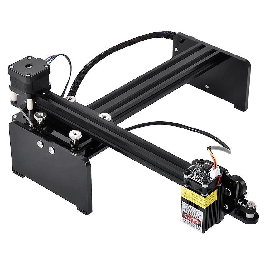 

MN1703 High-power DIY Laser Engraving Machine Metal Leather Wood Board Pattern Text Marking Machine 12V 300mw-7000mw Optional