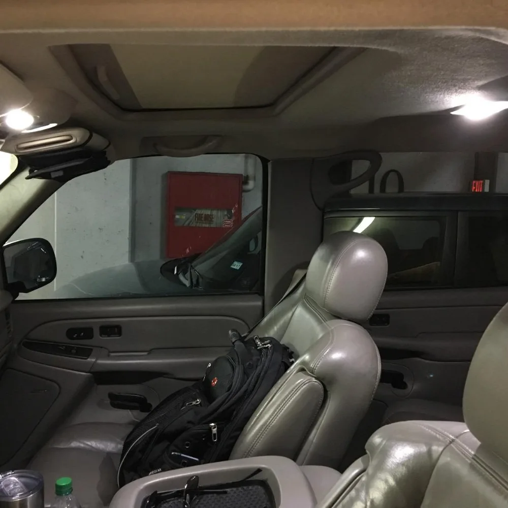 10x Canbus LED Interior Light Kit Package for 1999 2000 -2004 Jeep Grand Cherokee glove box Map Dome Trunk License plate Light