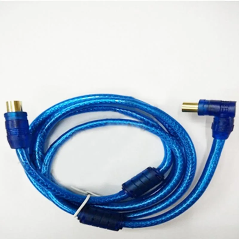 Digital/HD TV Cable Male Plug to Male Coaxial Cable TV Antenna RF Cable 1.5m