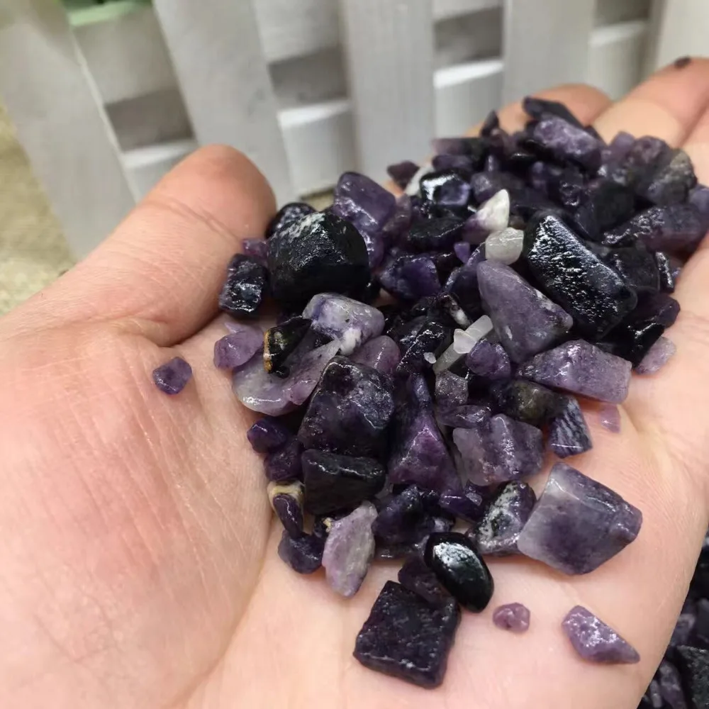 SUGILITE Mix 'A' purple mauve 4-10mm tumbled, 2 oz bulk xmini stones Bustamite