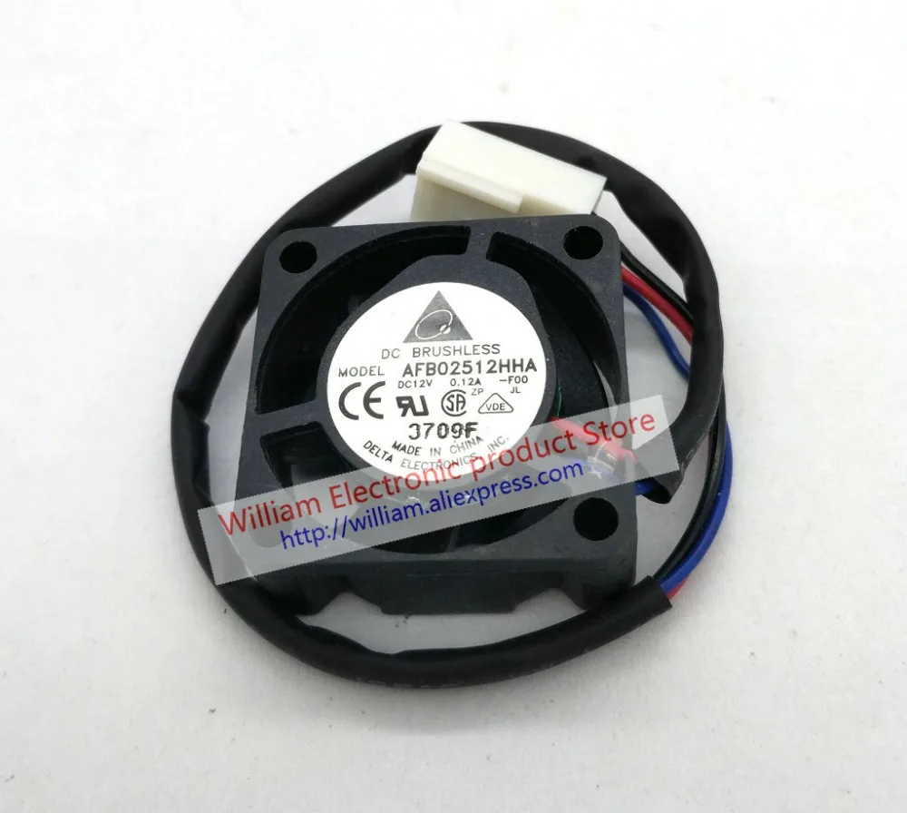 

Original 2.5cm AFB02512HHA 25*25*10MM 12V 0.12A server cooling fan for SUN 370-5126 V240 V210 P/N:3705126-01