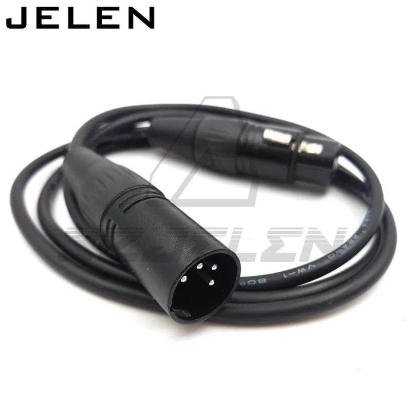 XLR 4pin Male to Female Power Cable for monitor power cord