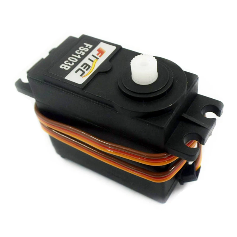 

Feetech FS5103B Plastic Gear 3kg Analog RC Servo for RC Car/Boat/Airplane