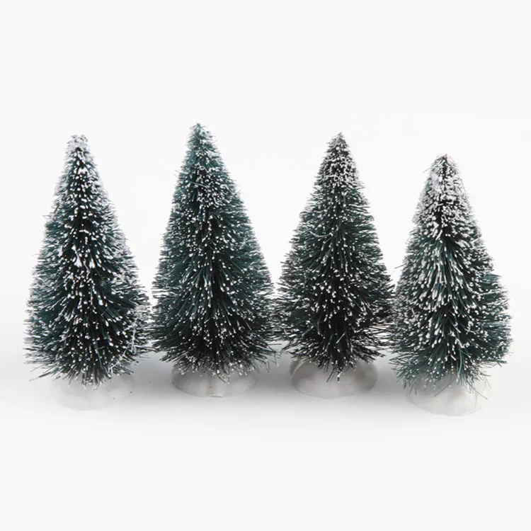 24 pcs Christmas Tree Christmas Decoration Supplies,Christmas Tree A Small Pine Tree. Placed In The Desktop Mini Christmas Tree