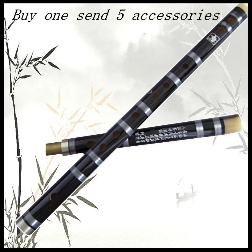 Chinese Bamboo Flute White Brass Joints  C D E F G Key woodwind  Musical Instruments Transverse Flauta Dizi Free shipping