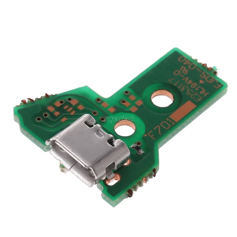 Replace USB Charging Port Board For JDS-040 PS4 Controller With 12Pin Flex Cable July 291 Drop ship