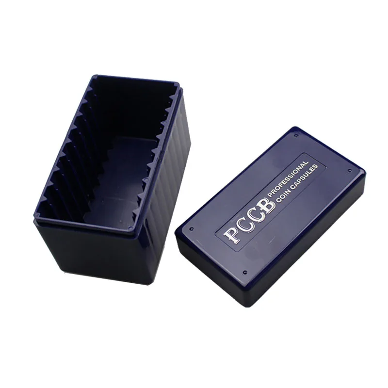 804216 large one PCCB  Certified Coin Slab Storage box For 10coins slab White color