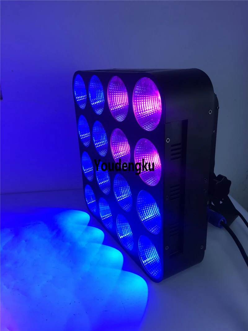 16 головок 30 Вт RGB dmx светодиодный поворотный свет для сцены мартикса s 16x30 Вт rgb 3 в 1 cob Светодиодный фонарь для мартикса