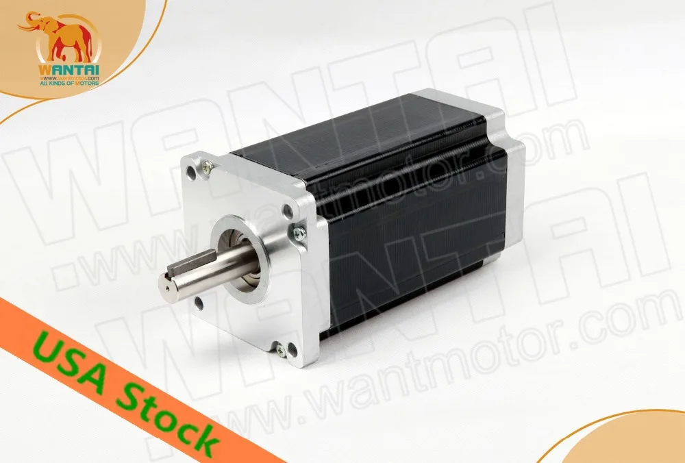 USA FREE! CNC Wantai Nema42 Stepper Motor 110BYGH201-001 4200oz-in 8.0A 201mm CE ROHS ISO Plastic Grinding Printer