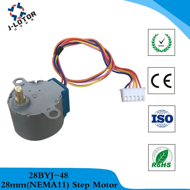 28BYJ-48 5VDC 28BYG 4-Phase 5-Line 28mm Stepping Motor NEMA11 STEP MOTOR Micro Deceleration Stepper Motor Gearbox