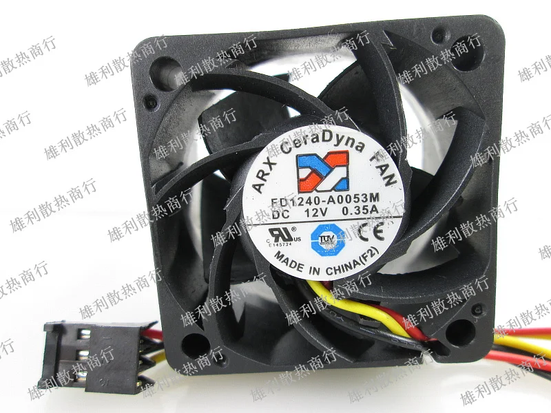 Free Shipping Wholesale Original FD1240-A0053M 4CM 4028 40*40*28 mm fan 12V 0.35A 3 wire 3-Pin fan