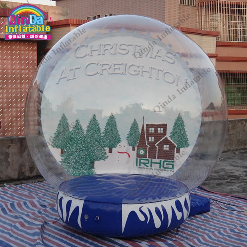 

Christmas Inflatable Snow Globe For Decoration 3m Diameter Inflatable Snow Globe Tent For Photography