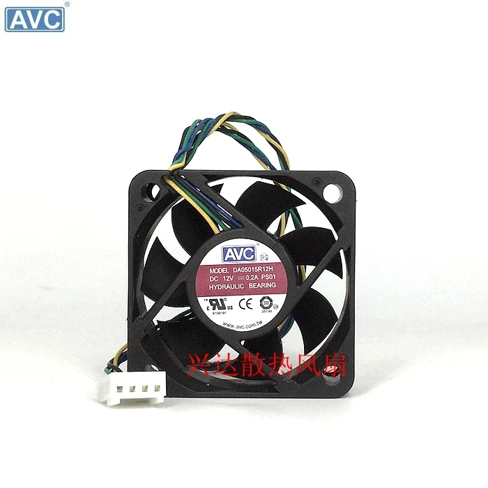 

For AVC DA05015R12H 5015 50*50*15 mm 50mm 12V case cooling fans 0.20A PWM computer pc cooler