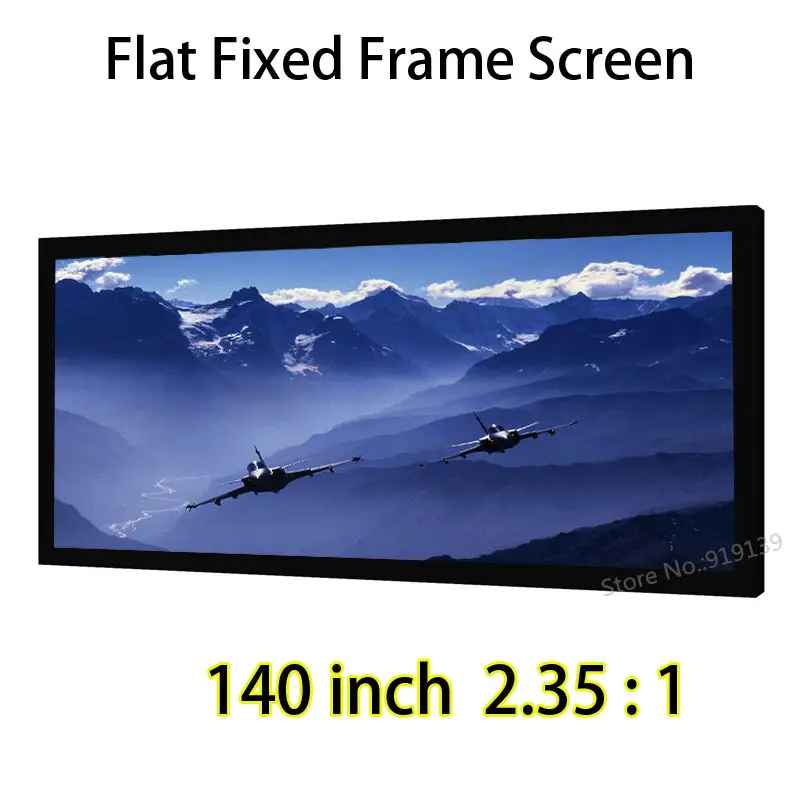 

Big Cinema Screen 140-inch 3272x1392mm Viewable Fixed Frame Projection Screen Best For DLP LED 3D Projector