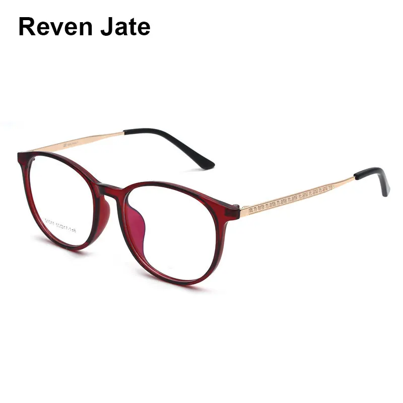 Reven Jate S1017 Acetate Full Rim Flexible High Quality Eyeglasses Frame for Men and Women Optical Eyewear Frame Spectacles