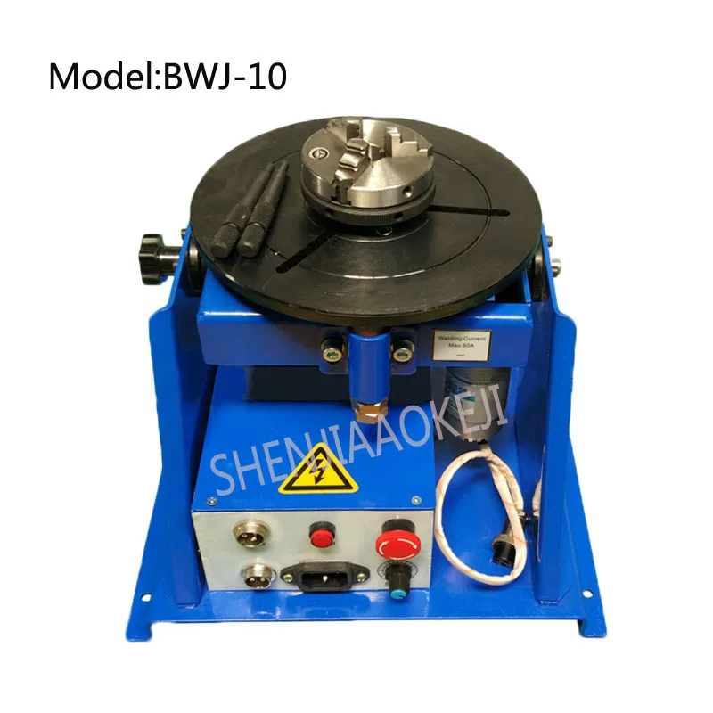 Small welding positioner stainless steel automatic precision argon arc welding with 65 chuck turntable AC220V 15W