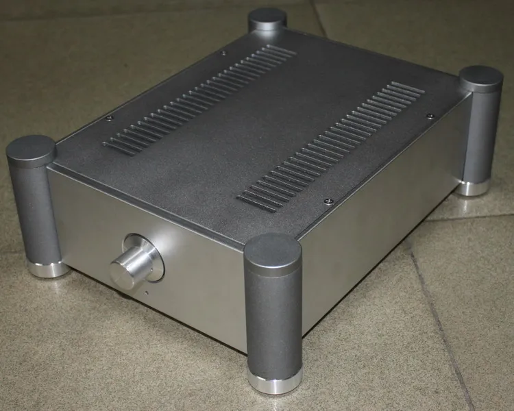 NEW arrive YJ WA26 amp chassis aluminum amplifier enclosure aluminum tube amplifier chassis With cooling hole aluminium chassis