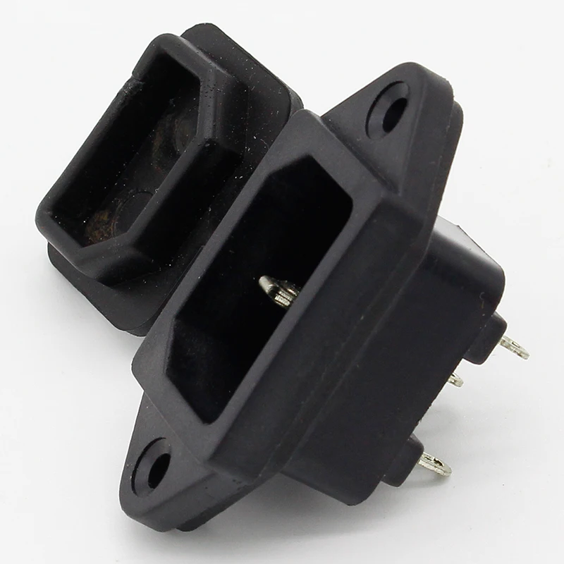 2PCS AC power socket,Fuse Switch with waterproof cover Connector