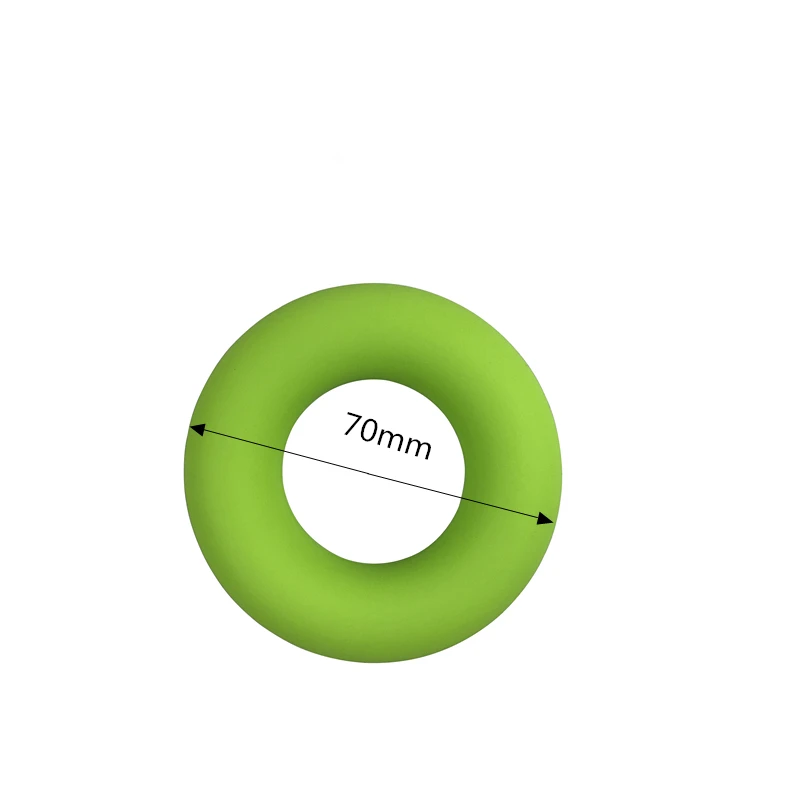 Empuñadura de silicona para entrenamiento de fuerza muscular, agarre de mano fácil de transportar, ejercitador de anillo de Silico para Fitness,