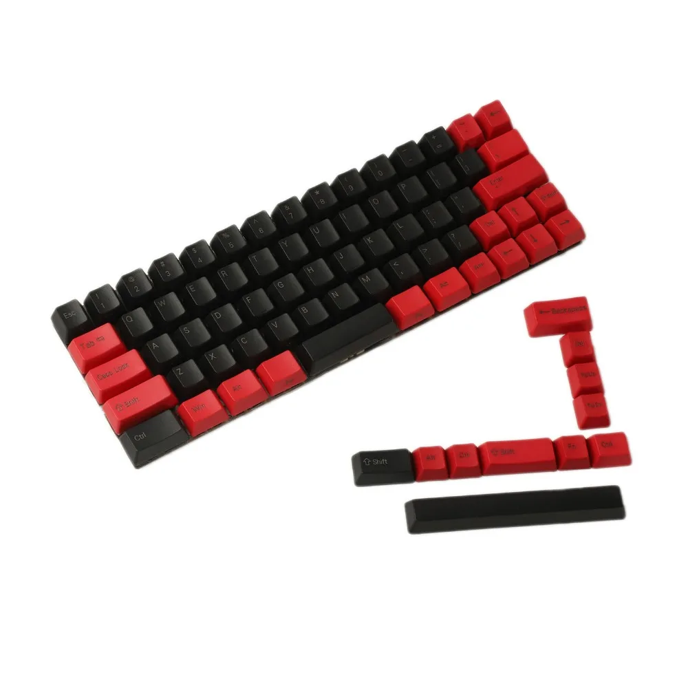 

YMDK Blue White Black Red 64 68 Minila OEM Profile Keycaps Thick PBT For Filco Minila YD60M XD64 GK64 Tada68