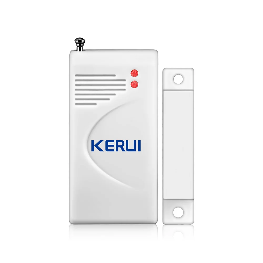 kerui sensor de seguranca de alarme domestico sem fio sensor de porta e janela detector para w18 w20 k52 wifi gsm 433mhz 01