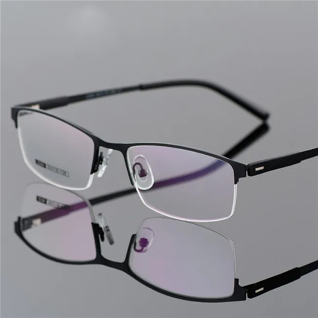 Business Eyeglasses Frame Half Rim Optical Glasses