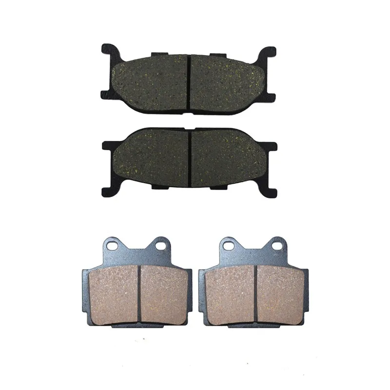 AHL Motorcycle Front & Rear Brake Pads For YAMAHA XJ 600 XJ600 S Black Brake Disc Pad