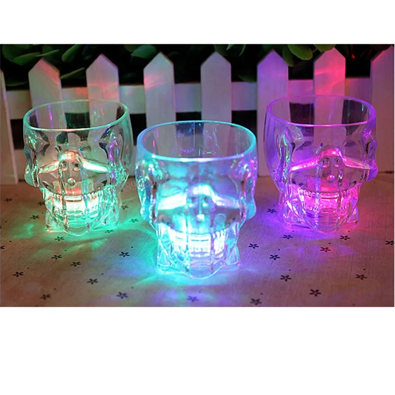 

Gafas Led Costume Leds 3pcs/lot Flash Glasses Wisky Cup Toys Halloween Party Bar Ktv Supplies Beer Colorful Glow Glass Bottle