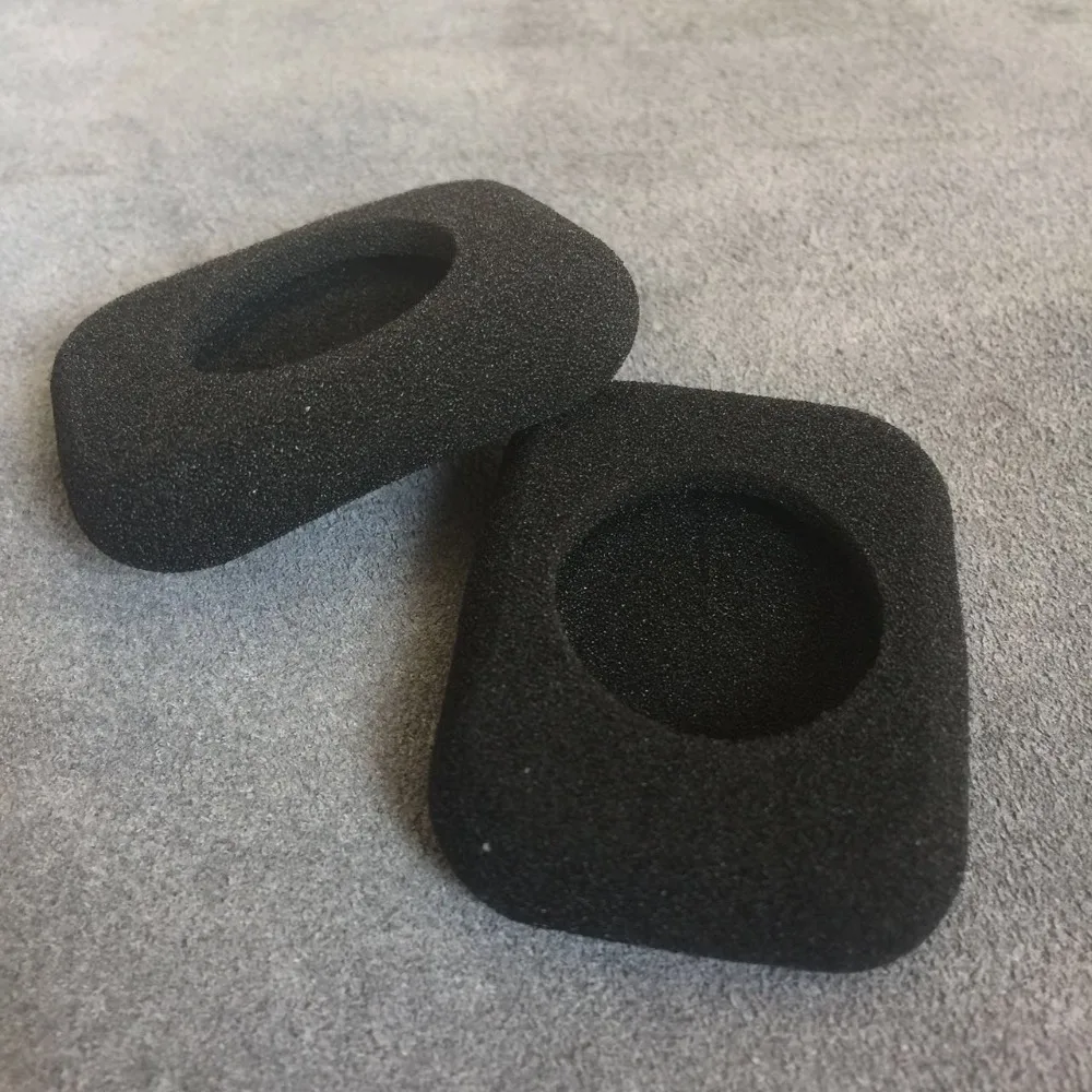 แผ่นรองหูฟังสำหรับหูฟังแบบ2/2i สแควร์โฟม Eartips Thicken Ear Pad หูฟังถุงมือฟองน้ำหูฟังอุปกรณ์เสริม