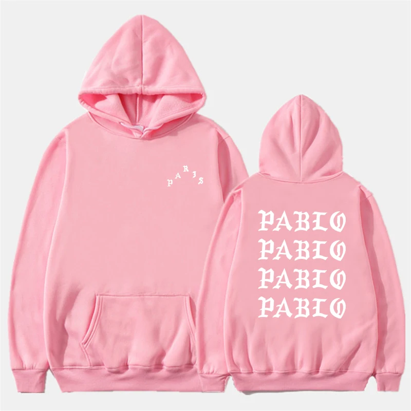 Fashion Professional Dropshipping Hip Hop Hoodies Men I Feel Like Pablo Streetwear Hoodie Sweatshirts Men Women Rapper Pullover