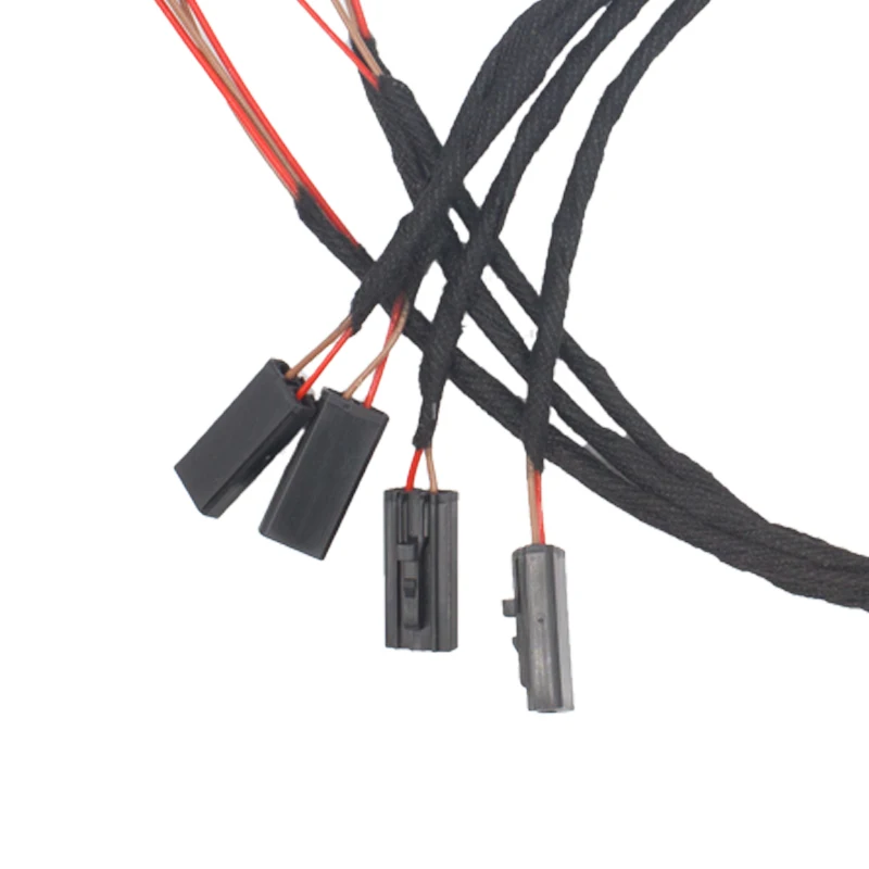 KE LI MI 4xCar Door Light Cable Harness Plug For Toyota Prius Lexus Infiniti Nissan LED Door Warning Lamp Extension Wires Socket