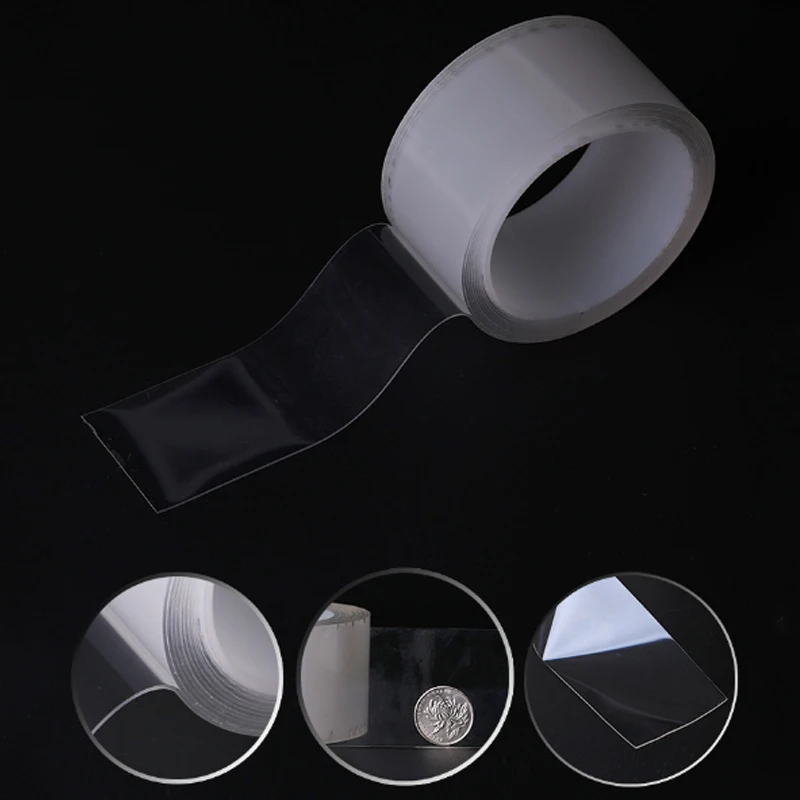 1 roll 5m/10m/15m single-side adhesive Waterproof Mildew Strong Self-adhesive Transparent Tape Bathroom Toilet Crevice Pool Seal